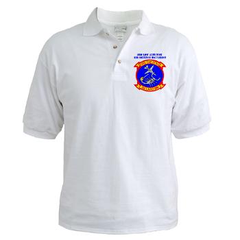 3LAADB - A01 - 04 - 3rd Low Altitude Air Defense Bn with Text - Golf Shirt - Click Image to Close